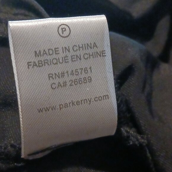 NEW‎ Parker Morgan Velvet Jogger Pants, Size 10, Black - Picture 12 of 12